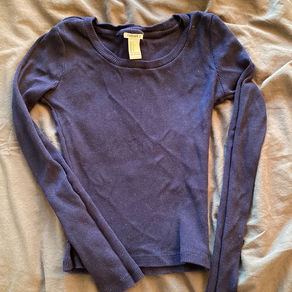90’s cropped long sleeve shirt